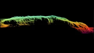 Sonar profile of the SS City of Rio De Janeiro