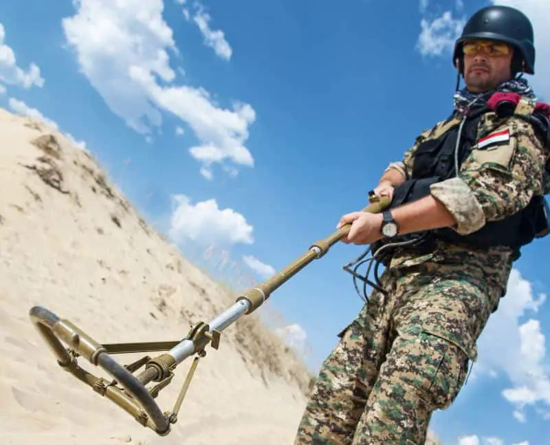 Metal Detectors Help Soldiers