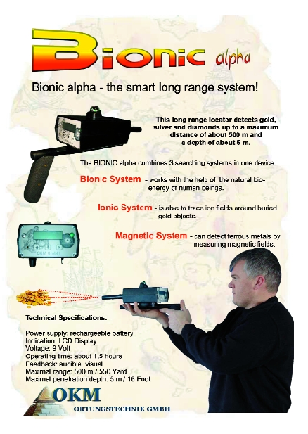 Bionic Alpha - Archaeological Research and Treasure Hunting