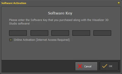 Installation and Activation of OKM Visualizer 3D Studio